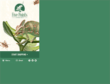 Tablet Screenshot of fivepointscricketfarm.com